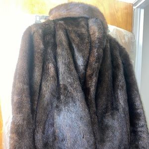 Faux Fur Coat and Head Wrap can be sold together or separate LMK
